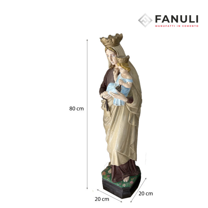 madonna del carmine pitturata misurepg