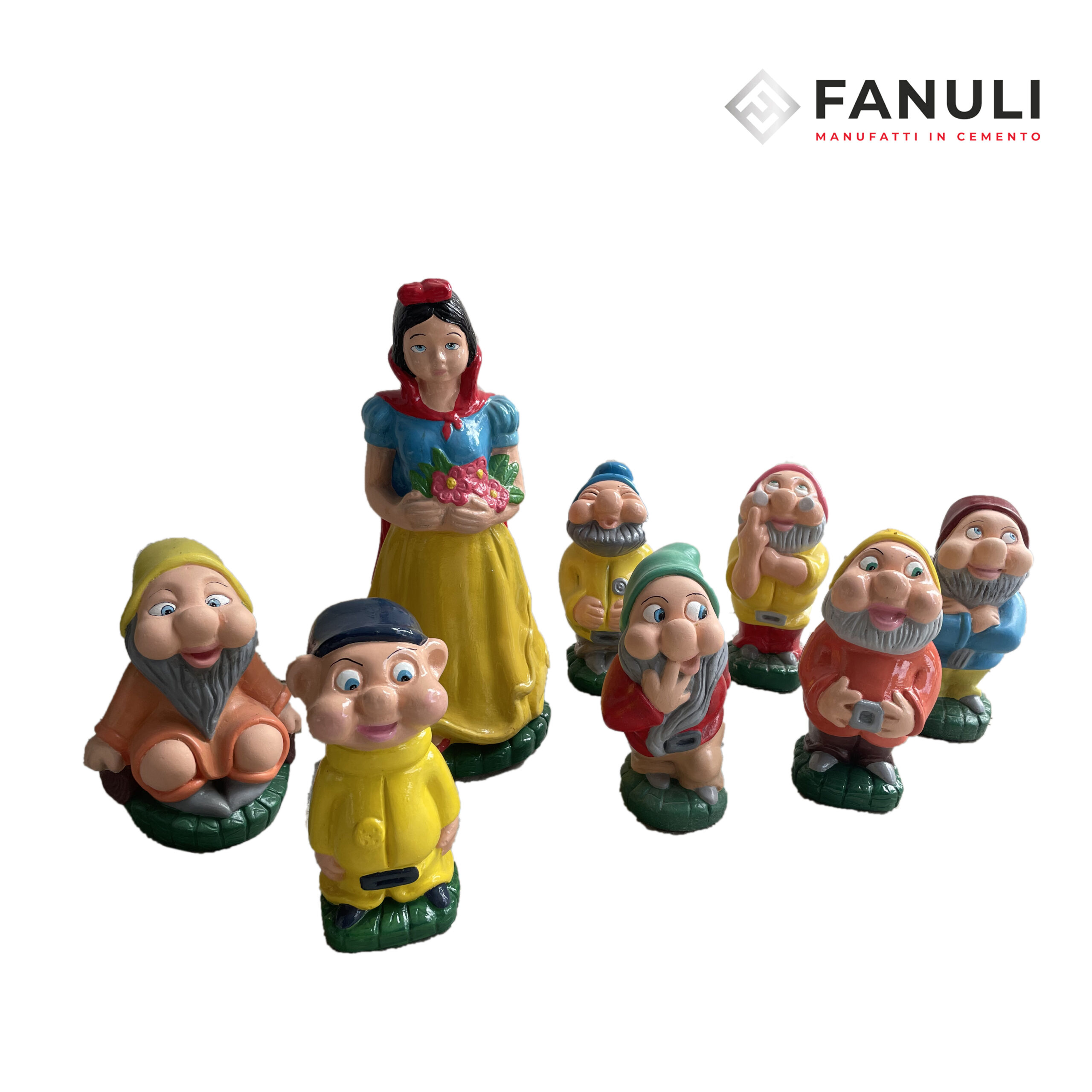 Biancaneve e sette nani - biancaneve e sette nani pitturati .