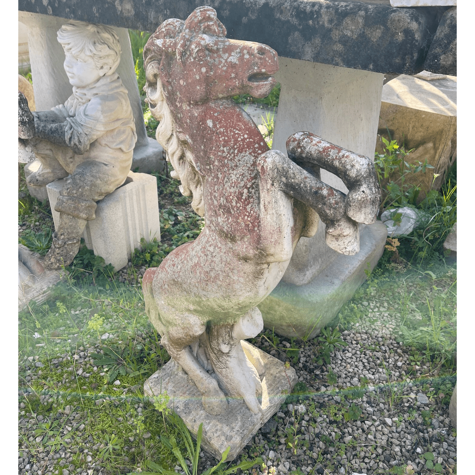 COPPIA CAVALLO ARGO PICCOLO (Antichizzati Naturali) CAVALLO ARGO PICCOLO 2 1