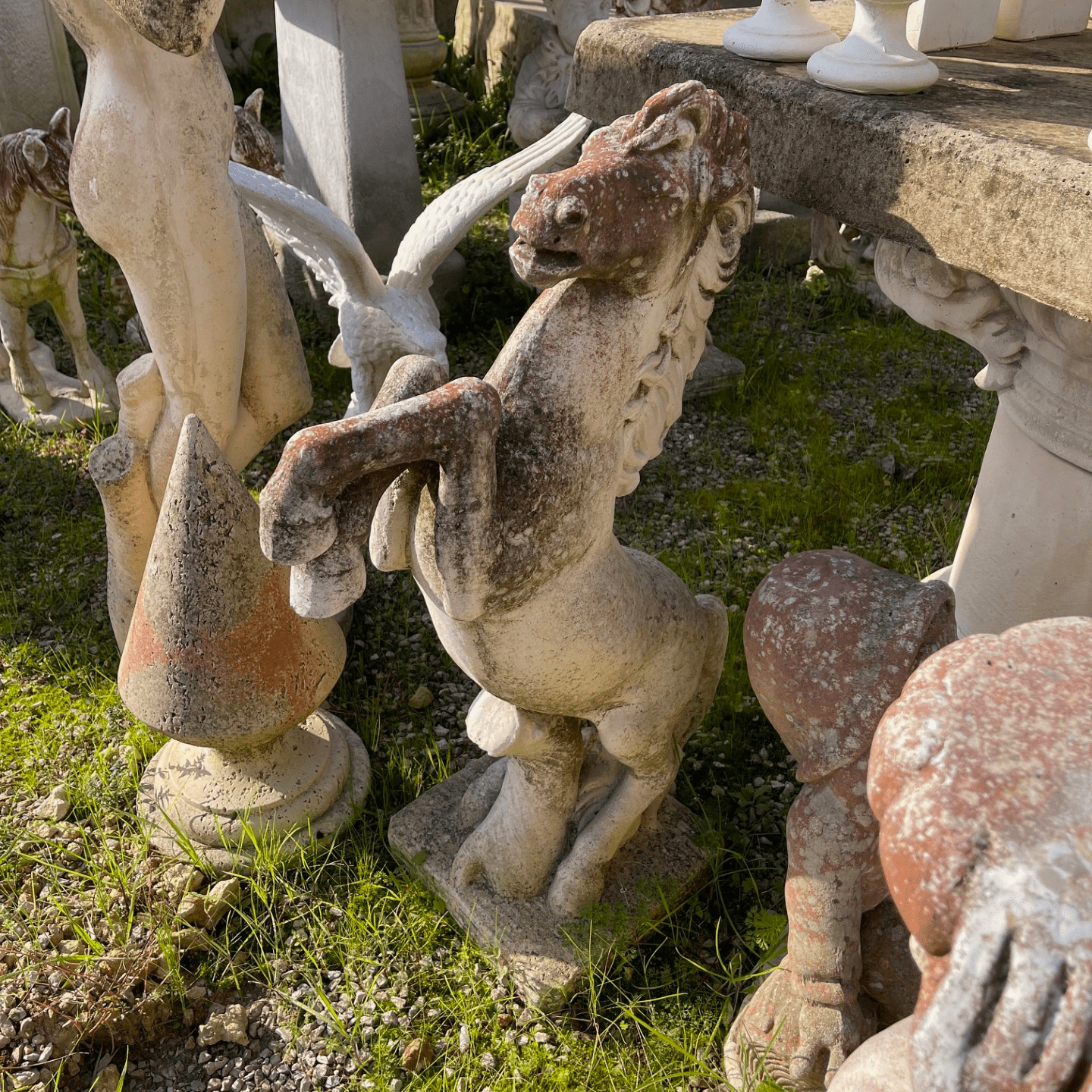 COPPIA CAVALLO ARGO PICCOLO (Antichizzati Naturali) CAVALLO ARGO PICCOLO