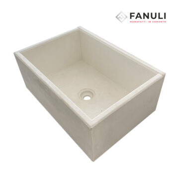 Rettangolare cemento bianco