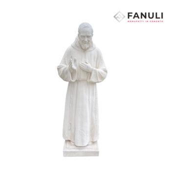 padre pio 115 cm bianco