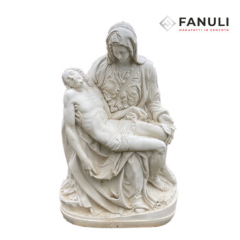 pietà 110 cm bianca