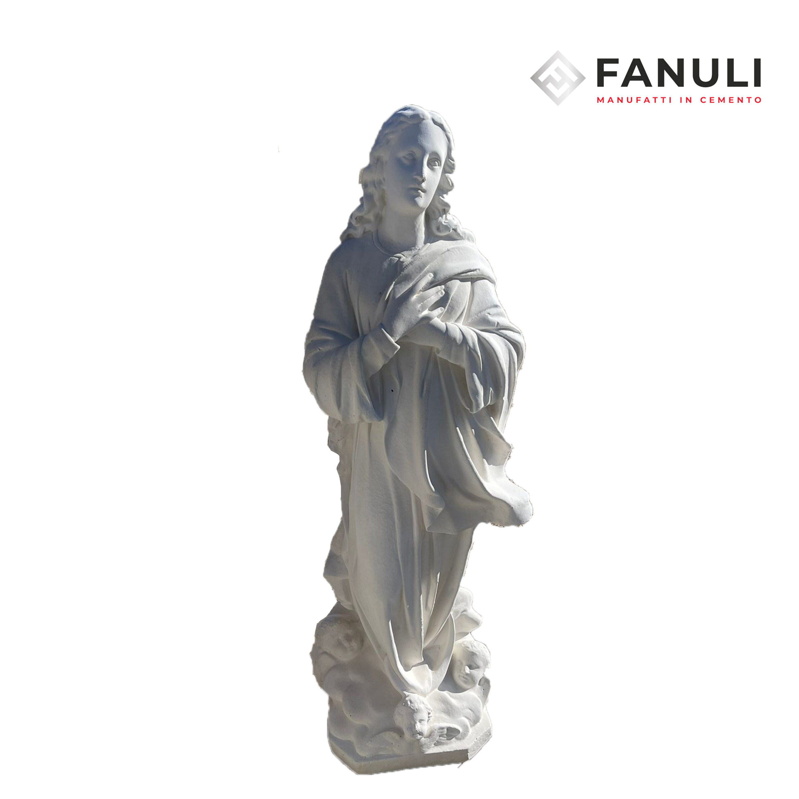 Madonna dell'Assunta q madonna dell' Assunta 120 cm bianca