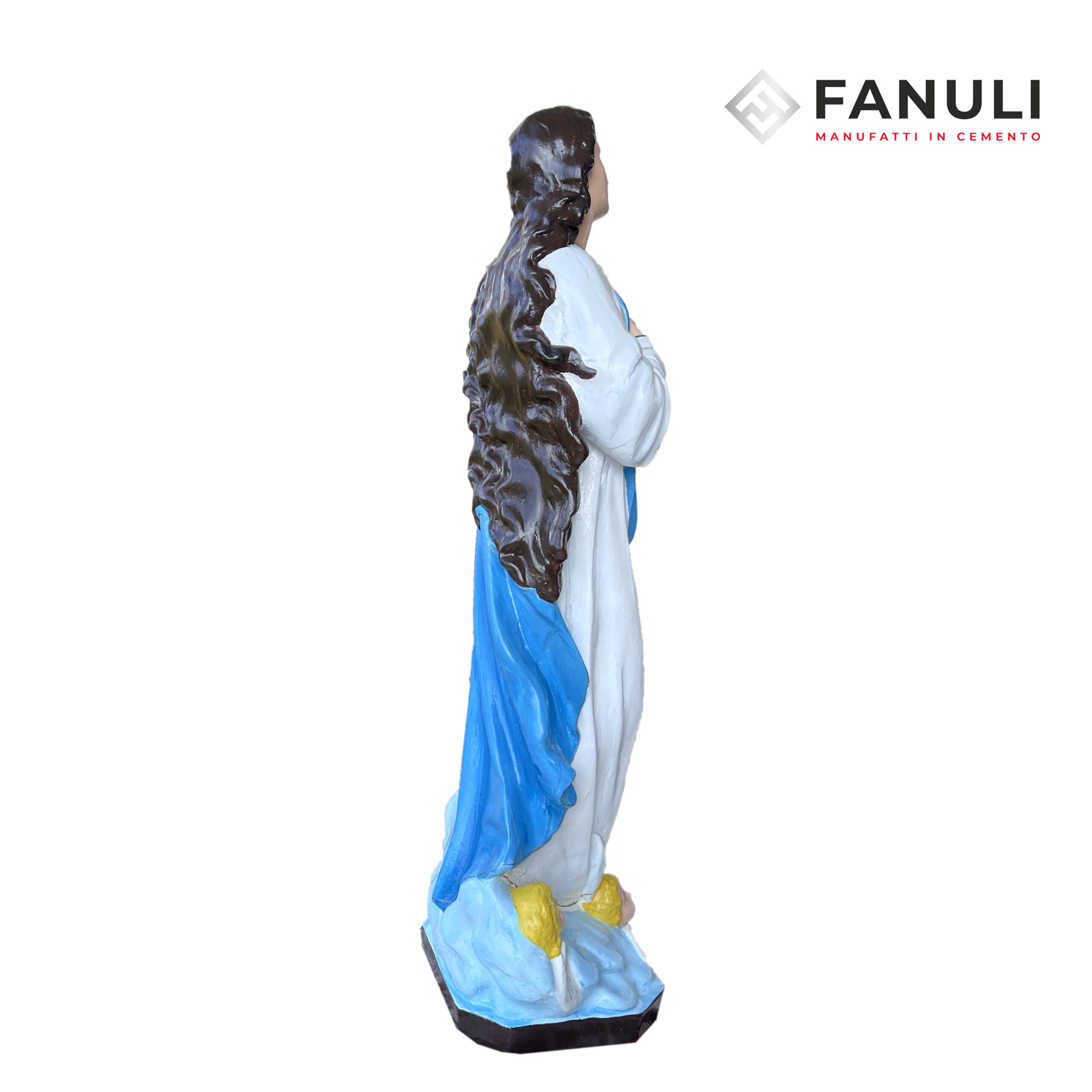 Madonna dell'Assunta q madonna dell' Assunta 120 cm pitturata retro