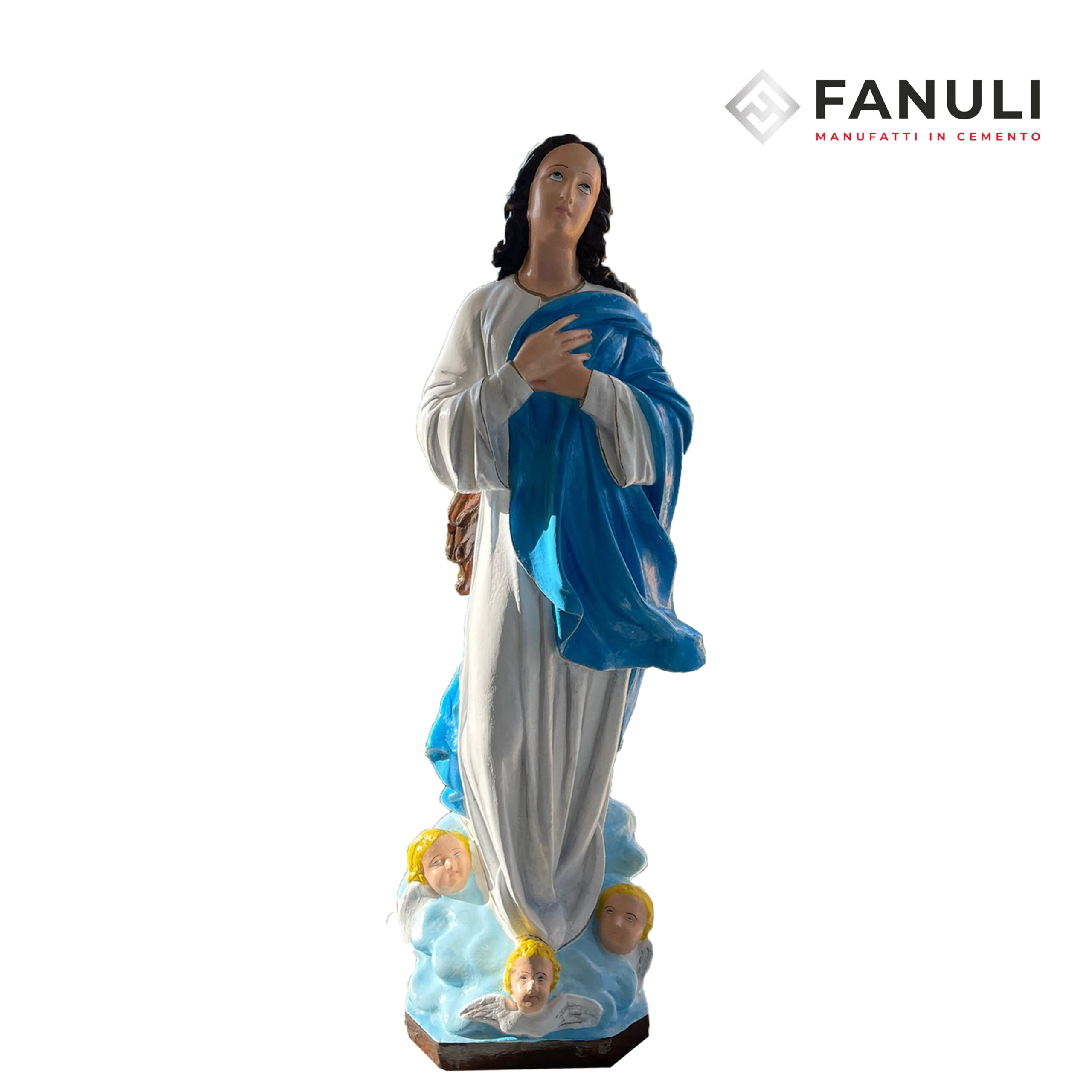 Madonna dell'Assunta q madonna dell' Assunta 120 cm pitturata