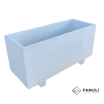 vaso rettangolare liscio 2