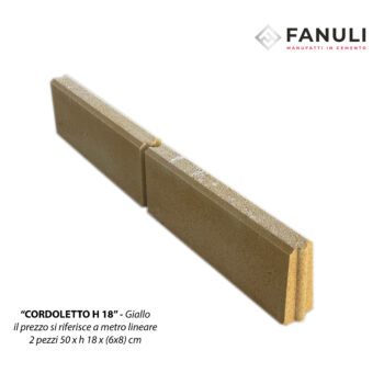 Cordoletto h18 giallo