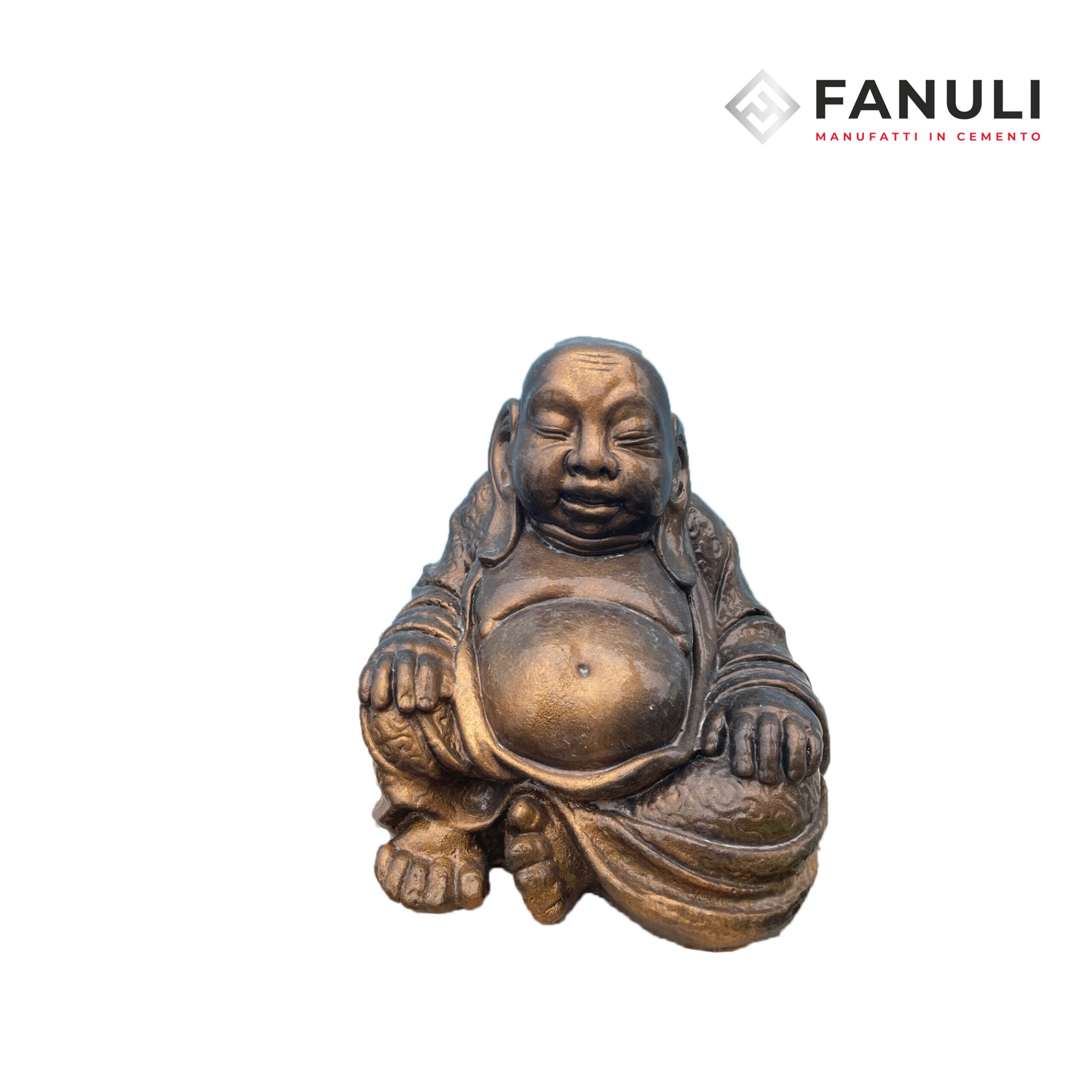 Buddha medio buddha 20 pitturato