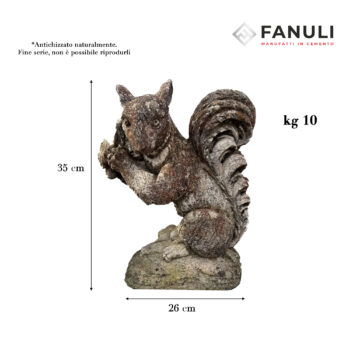 Scoiattolo h 35 antichizzato